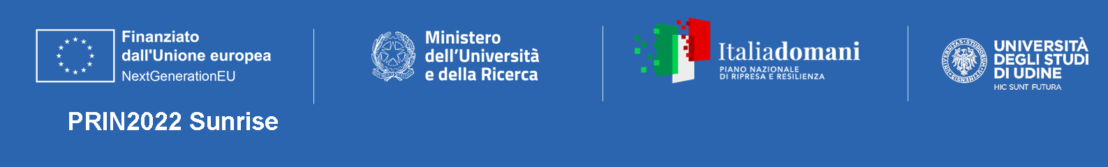 Logo PRIN2022SUNRISE - Univerità degli Studi di Udine